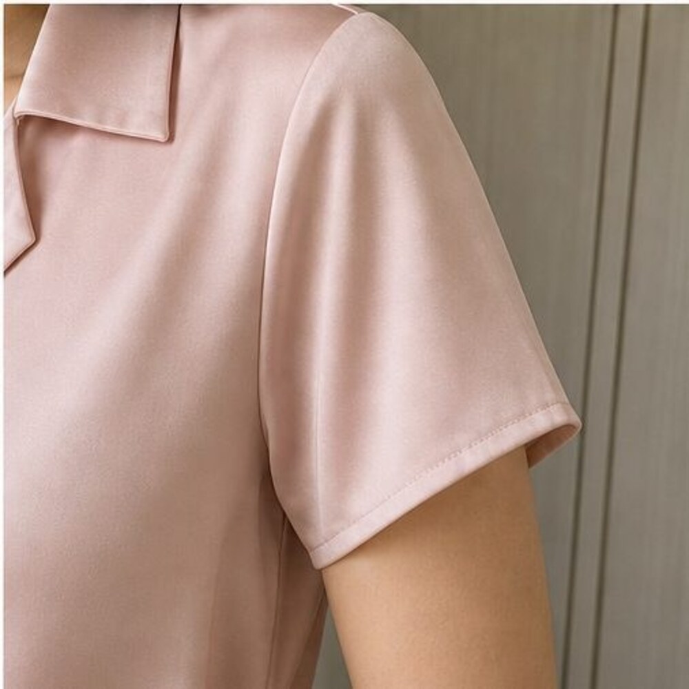 Blush Ruffle Blouse - Picture 5 of 6